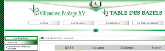Club de rugby à XV de Villeneuve du Paréage - La Table des BAZELS (Villeneuve du Paréage - Ariège-Pyrénées - 09) -  www.villeneuvexv.info
